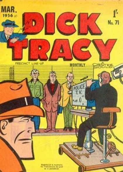 Dick Tracy 71 - Classic Comics - The Original Detective - Gangsters - Cops And Robbers - The Line-up