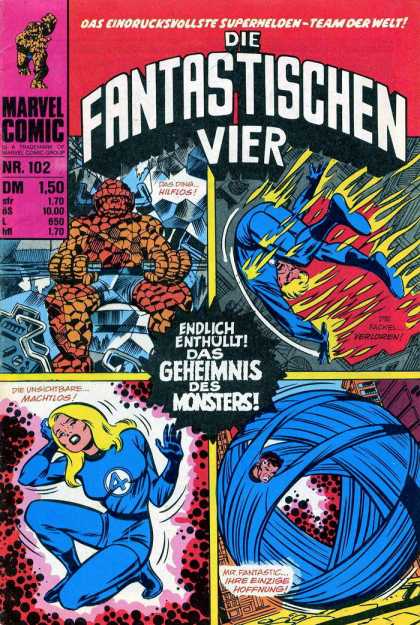 Die Fantastischen Vier 102 - Marvel - Invisible Woman - Human-torch - Thing - Fantastic Four