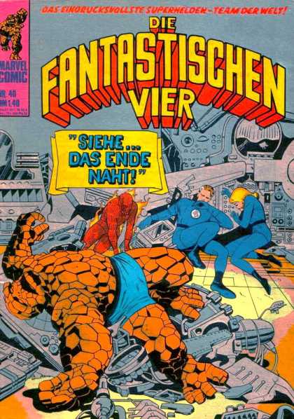 Die Fantastischen Vier 40 - Thing - Human Torch - Marvel Comic - Siehedas Ende Naht - Superhelden-team