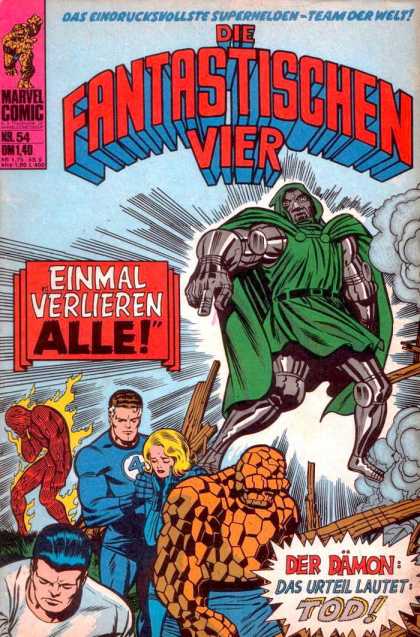 Die Fantastischen Vier 54 - Fantastic Four - Mr Fantastic - The Invisible Woman - The Thing - The Human Torch