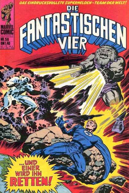 Die Fantastischen Vier 58 - Marvel Comic - Fantastic Four - Cloud Of Smoke - Laser Hands - Fury Monster