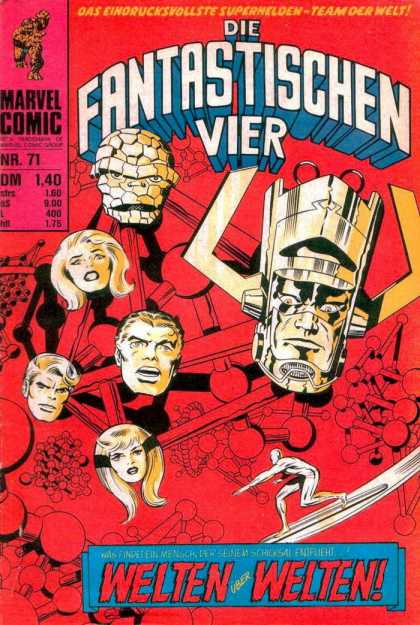Die Fantastischen Vier 71 - Silver Surfer - Molecular Structures - The Thing - Sue Storm - Marvel Comic