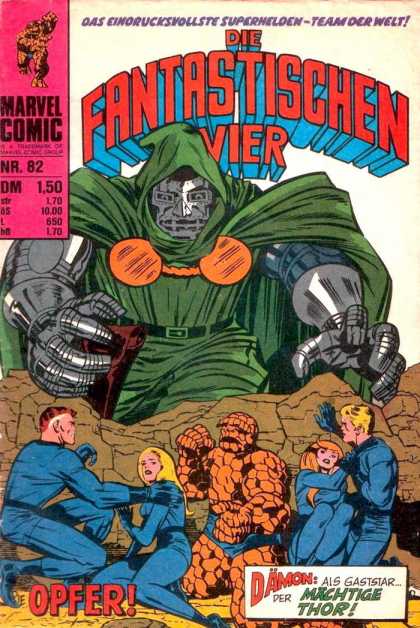 Die Fantastischen Vier 82 - Marvel Comic - Opfer - Damon - Ais Gaststar - Thor