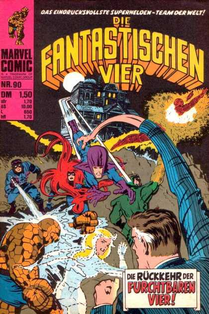 Die Fantastischen Vier 90 - Human Torch - Thing - Mr Fantastic - Invisible Woman - Stretched Arm