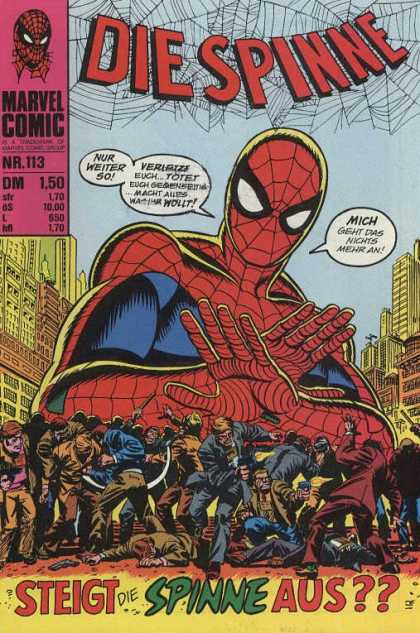 Die Spinne 136 - Giant - Spiderman - Crowds - Dead - Guns