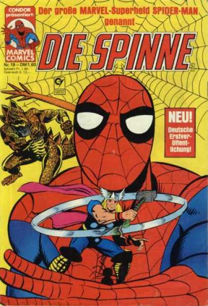 Die Spinne 179 - Marvel - German - Spider - First Issue - Dinosaur