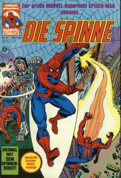 Die Spinne 181 - Marvel Comics - Nr 21 - Dm 100 - Spiderman - Webs - Diesmal Mit Dem Spinnen-robot