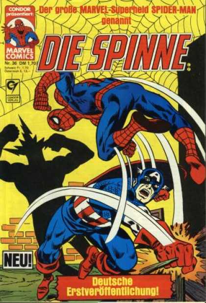 Die Spinne 196 - Spiderweb - Fighting - Punching - Shadow - Jumping