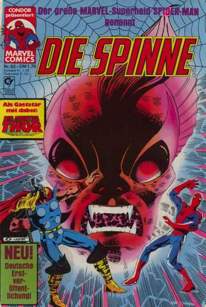 Die Spinne 223 - To Kill The Spider - Red Menace - Fish Man Eats Again - Thor The Magnificent - Run Super Heroes