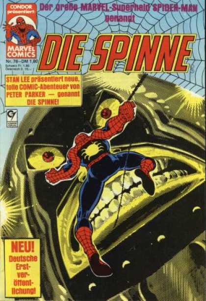 Die Spinne 236 - Web - Spiderman - Metal Angry Head - Stan Lee - Neu