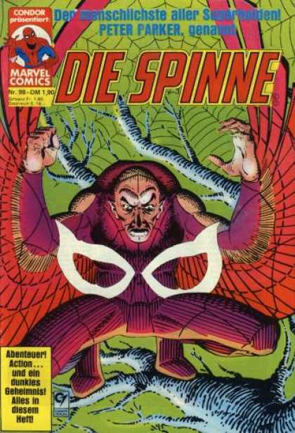 Die Spinne 258 - Large Web - Hunch Back - Clenched Fist - Bald Enemy - Tree Branches