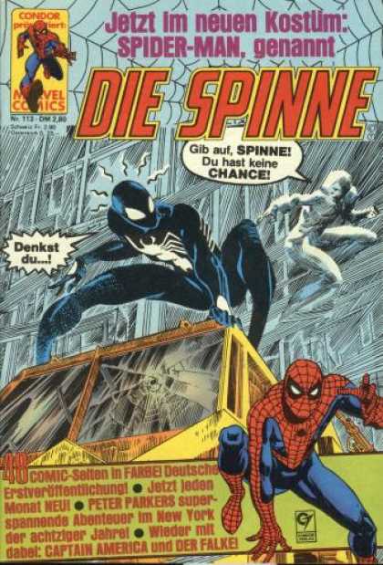 Die Spinne 273 - German Comic - Spiderman - Symbiote Suit - Marvel - Captain America