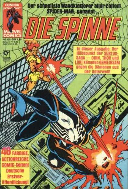 Die Spinne 288 - German Comic - Spiderman - Odin - Thor - Loki