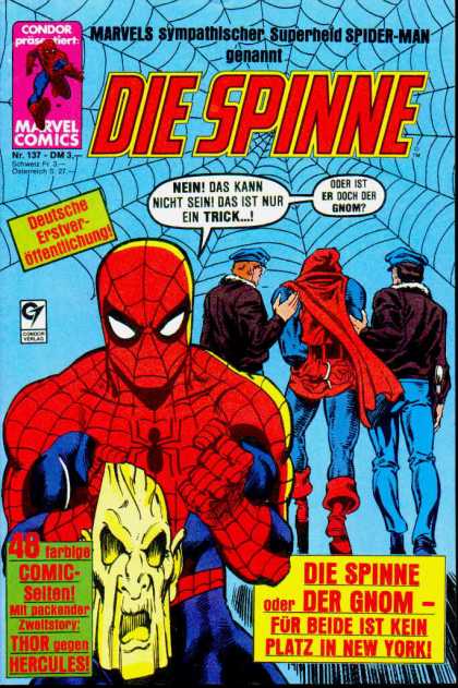 Die Spinne 297 - Spiderman - Web - Die Spinne Oder Der Gnom - Handcuffs - Deutsche Erstver-offentlichchung