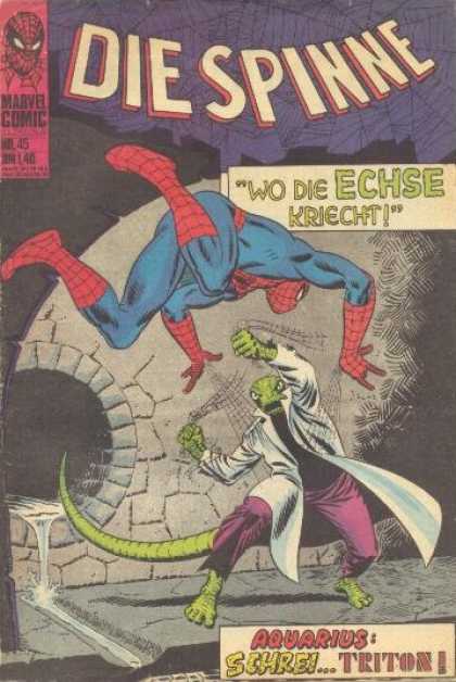 Die Spinne 68 - Marvel Comic - Spider-man - Superhero - Lizard - Aquarius
