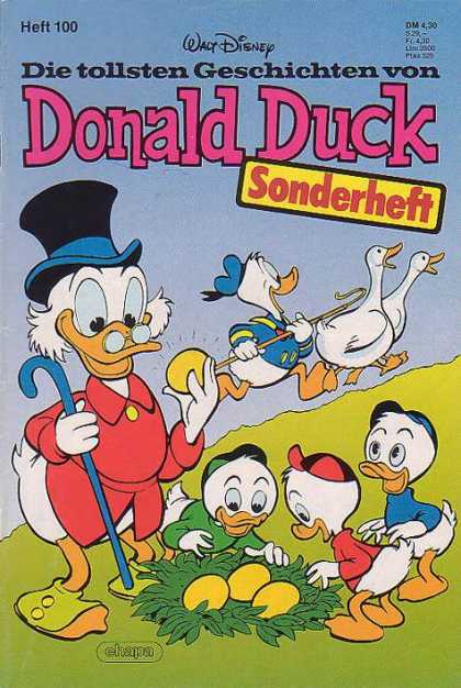 Die Tollsten Geschichten von Donald Duck 100 - Duck - Geese - Cane - Hat - Eggs