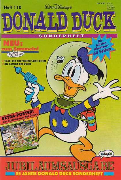 Die Tollsten Geschichten von Donald Duck 110 - Extra Poster - Ehapa - Walt Disneys - Heft 110 - Jubilaumsausgabe