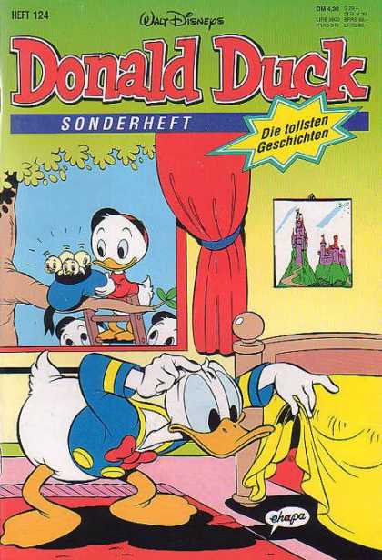 Die Tollsten Geschichten von Donald Duck 124 - Donald Duck - Castle - Bed - Tree - Baby Birds