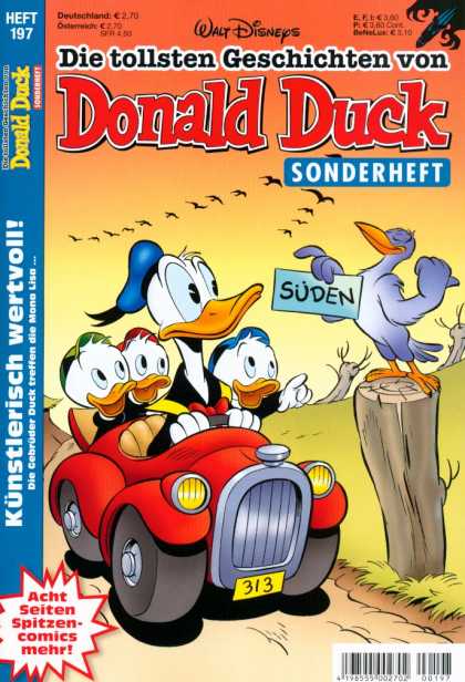Die Tollsten Geschichten von Donald Duck 197 - Walt Disneys - Sonderheft - Suden - Birds In The Sky - Driving A Car