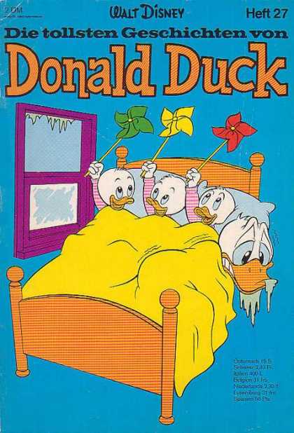 Die Tollsten Geschichten von Donald Duck 27 - Window - Cot - Four Donald Ducks - Snow - Three Fans