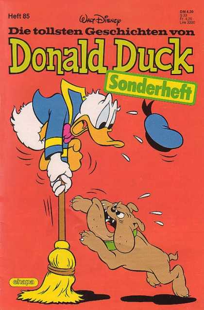 Die Tollsten Geschichten von Donald Duck 85 - Duck - Dog - Broom - Pitbull - Attack