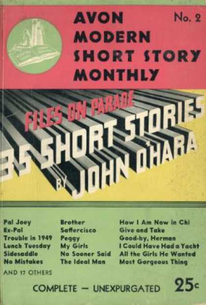 Digests - Files on Parade: 35 Short Stories by John O'Hara