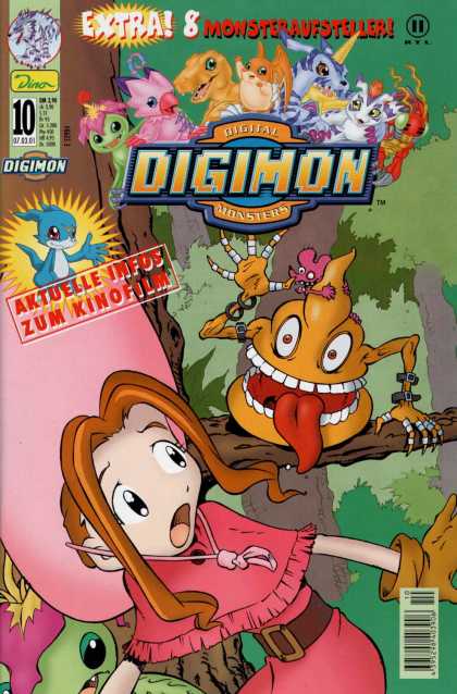 Digimon 10 - Extra - Monster - German - Pink - Hair