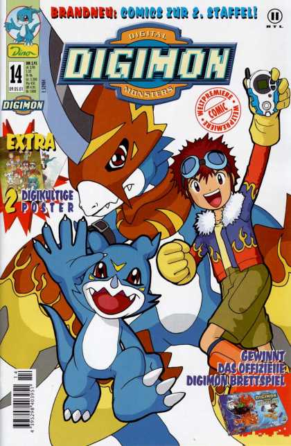 Digimon 14 - Boy - Cat - Monster - Nails - Jacket