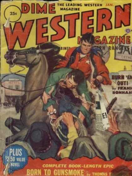 Dime Western Magazine - 1/1951