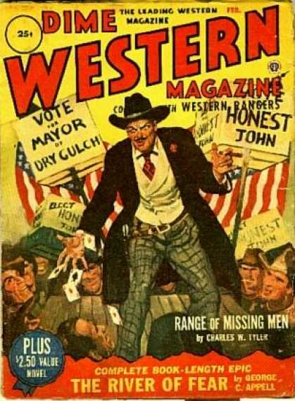 Dime Western Magazine - 2/1951