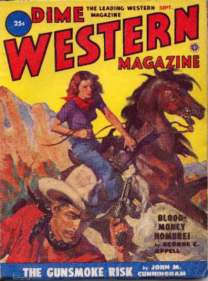 Dime Western Magazine - 9/1951