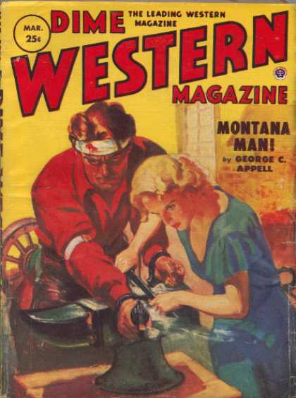 Dime Western Magazine - 3/1953
