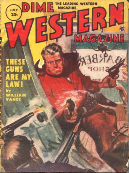 Dime Western Magazine - 7/1954