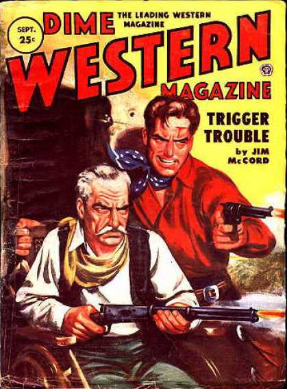 Dime Western Magazine - 9/1954