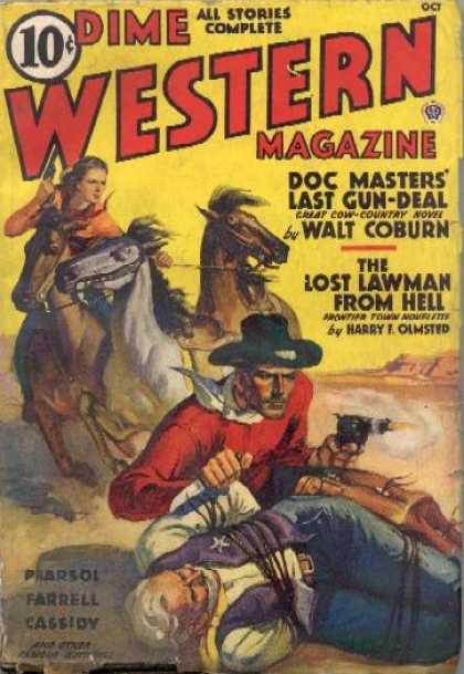 Dime Western Magazine - 10/1938