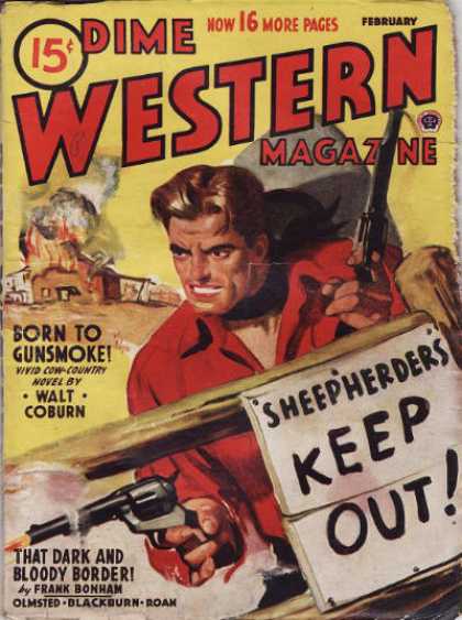 Dime Western Magazine - 2/1945