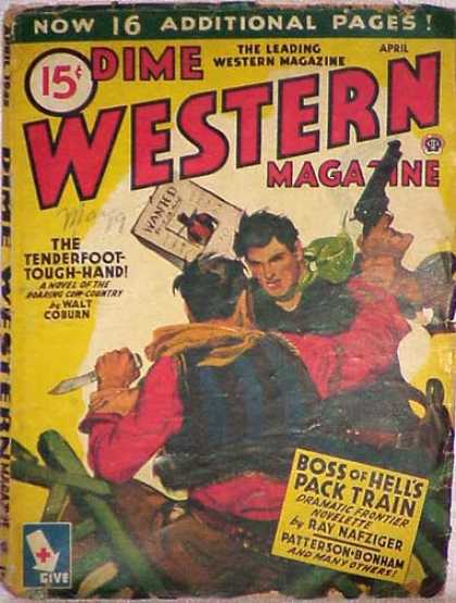 Dime Western Magazine - 4/1945