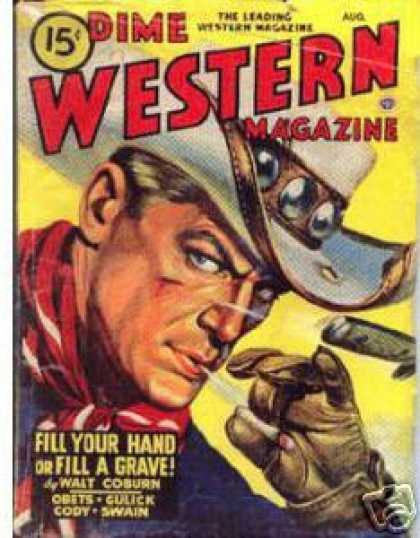 Dime Western Magazine - 8/1947