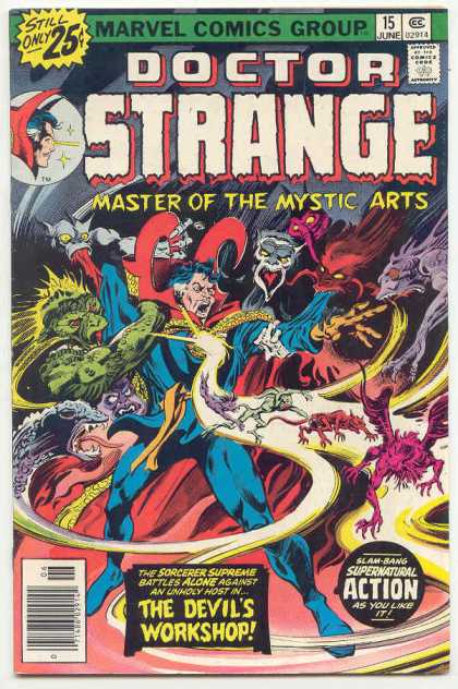 Doctor Strange 15 - Marvel - Attacking - Workshop - Supernatural - Sorcerer