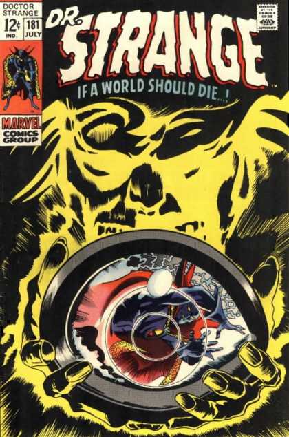 Doctor Strange 181 - Eyes - If A World Should Die - Orb - Magic - Hands - Gene Colan