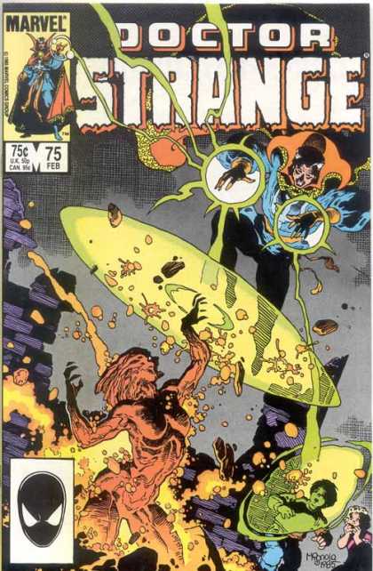 Doctor Strange 75 - Marvel - Kids - Flames - Jumping - Rocks - Mike Mignola