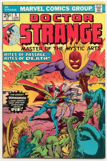Flames - Snake - Creatures - Aliens - Blue Guy Doctor Strange 8 - Flames - Snake - Creatures - Aliens - Blue Guy