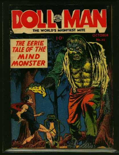 Doll Man 42 - Lamp - The Worlds Mightiest Mite - Mind Monster - Tree - Leaves