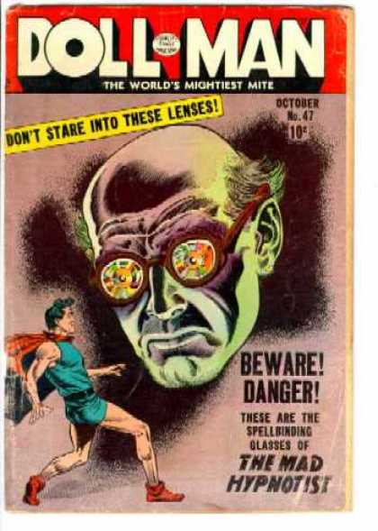 Doll Man 47 - Lenses - Bald - Red Cape - Mad Hypnotist - Spellbinding Glasses