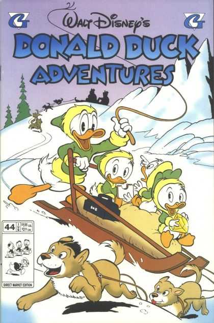 Donald Duck Adventures 44 - Dogsled - Black Bag - Whip - Sandwich - Nephews
