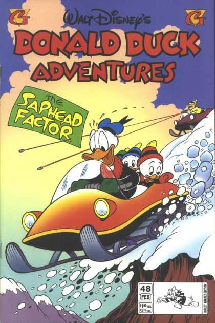 Donald Duck Adventures 48 - The Saphead Factor - Snowmobiles - Snowballs - Bullets - Mountain
