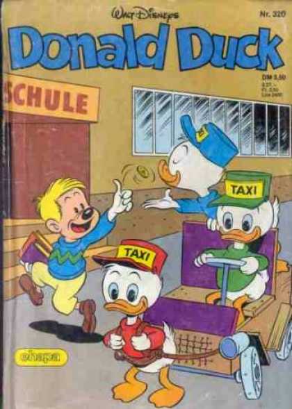 Donald Duck (German) 125 - Huey Dewey And Louie - Taxi - Schule - School - 320