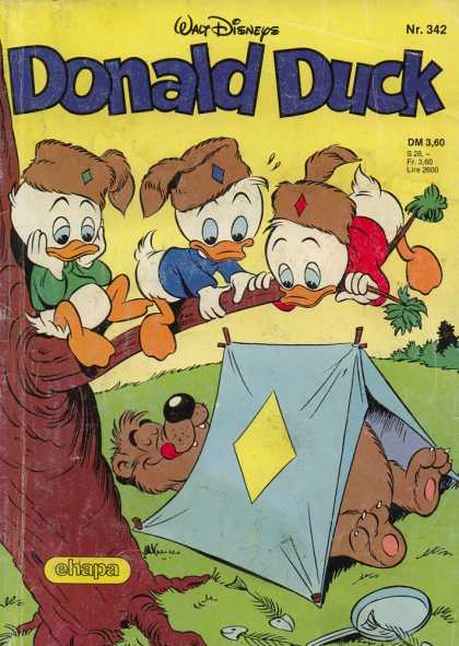 Donald Duck (German) 139 - Bear - Tent - Huey - Dewey - Louie