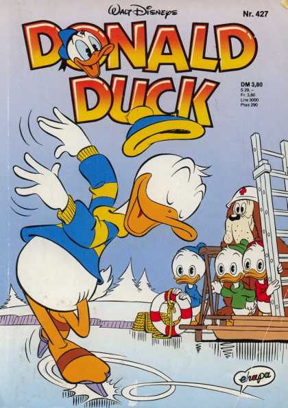 Donald Duck (German) 184 - Disney - Walt Disney - Heuy - Dewey - Louie