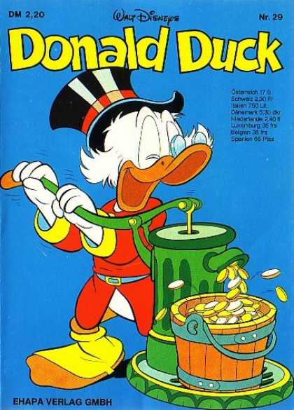 Donald Duck (German) 29 - Walt Disneys - Scrooge - Money - Ehapa - Ostorreich